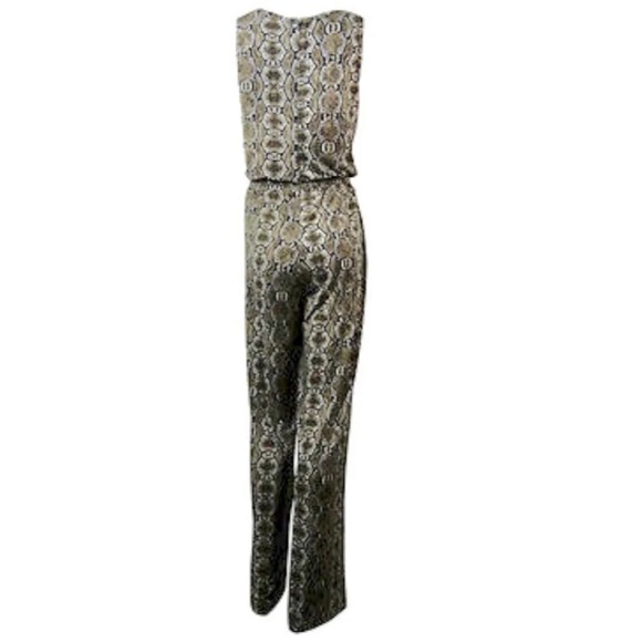 CALVIN KLEIN SNAKE PRINT JUMPSUIT - Picture 6 of 7